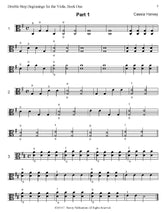 Double Stop Beginnings for the Viola, Book One